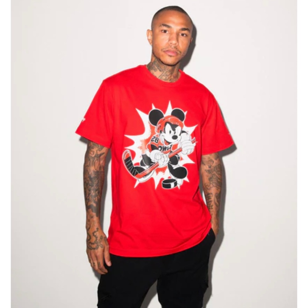 OVO Drake Disney Mickey Mouse Owls T-shirt Red in Original Packaging. SOLD-OUT